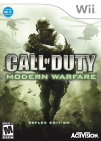 Call of Duty Modern Warfare Reflex Wii US box art